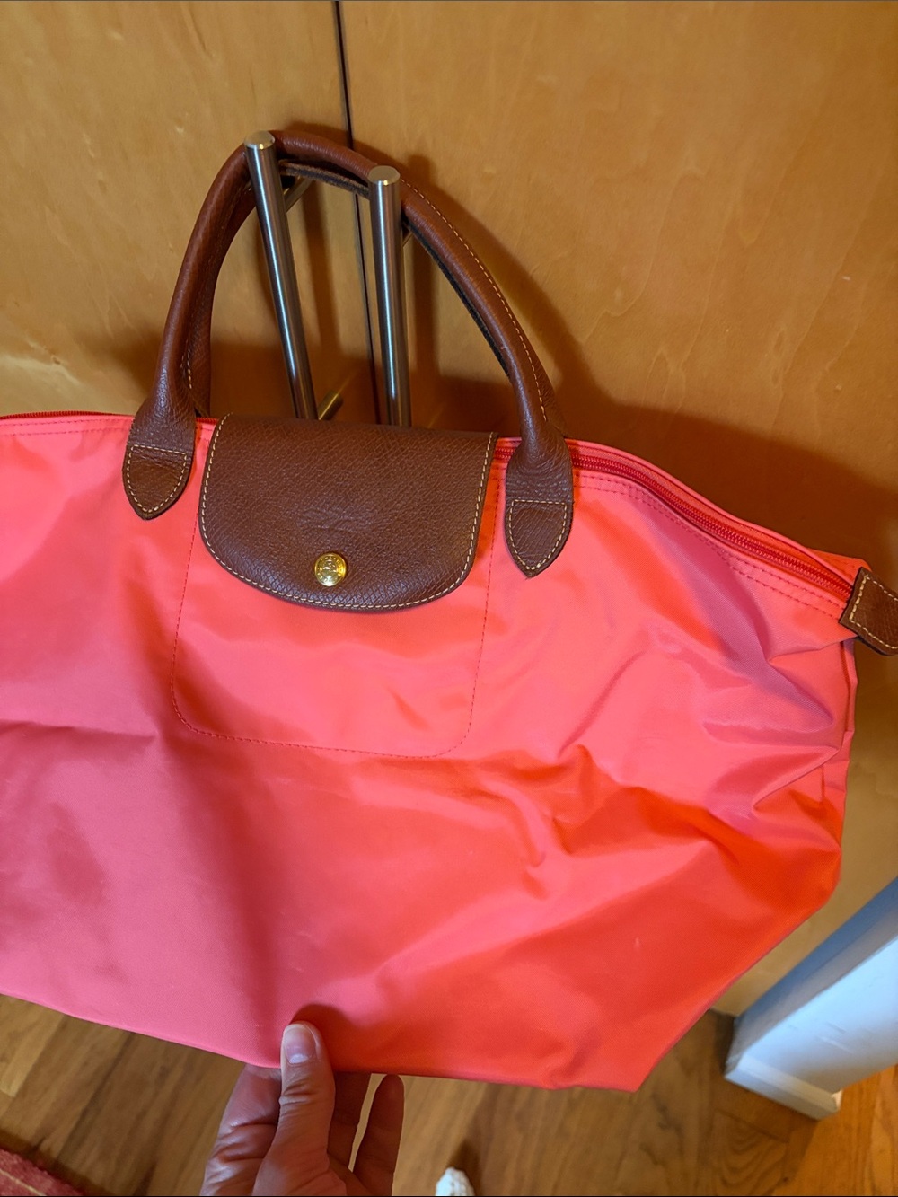 Peach Longchamp Bag - Picture 2 of 5